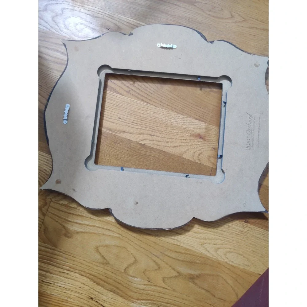 Urban Orchard Scalloped Matte Painted Frame 12x10 Vintage Style Cream Distressed